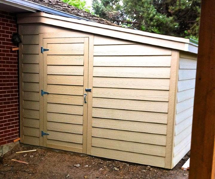 DIY Shed Door With Siding