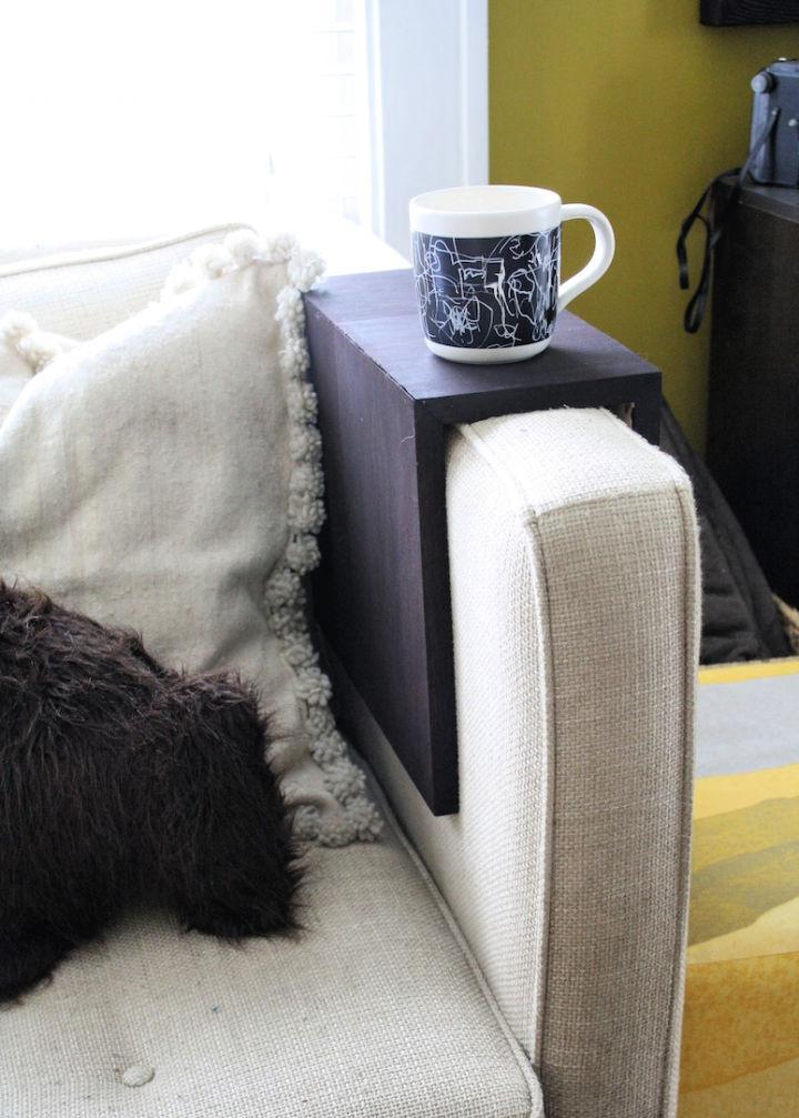 Simple DIY Couch Arm Table