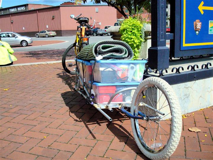 Making a Single Wheeled Bike Trailer