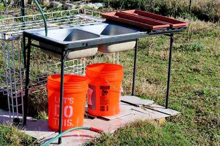 Make a Sink from Salvaged Materials