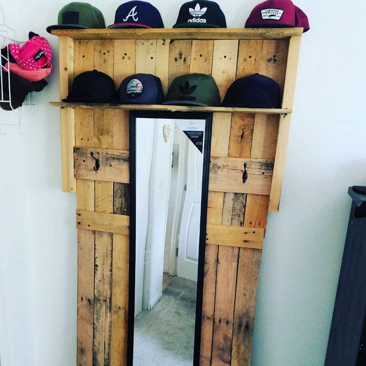 Build a Standing Hat Rack With Mirror