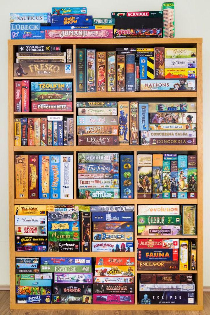 Storage Board Game Cabinet