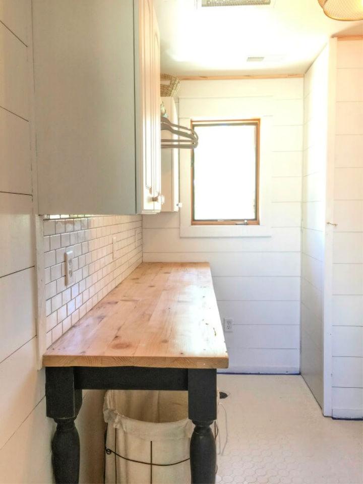 Make a Laundry Room Folding Table