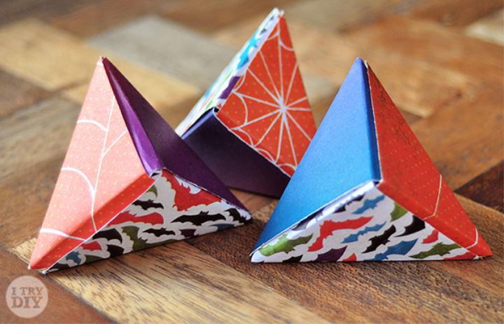 Triangle Origami Boxes