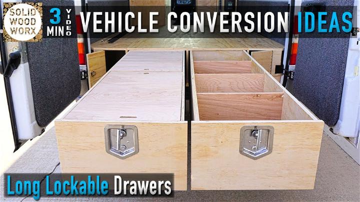 DIY Truck Bed Storage Drawers