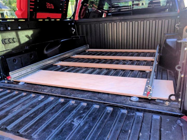 DIY Truck Bed Pullout Kitchen