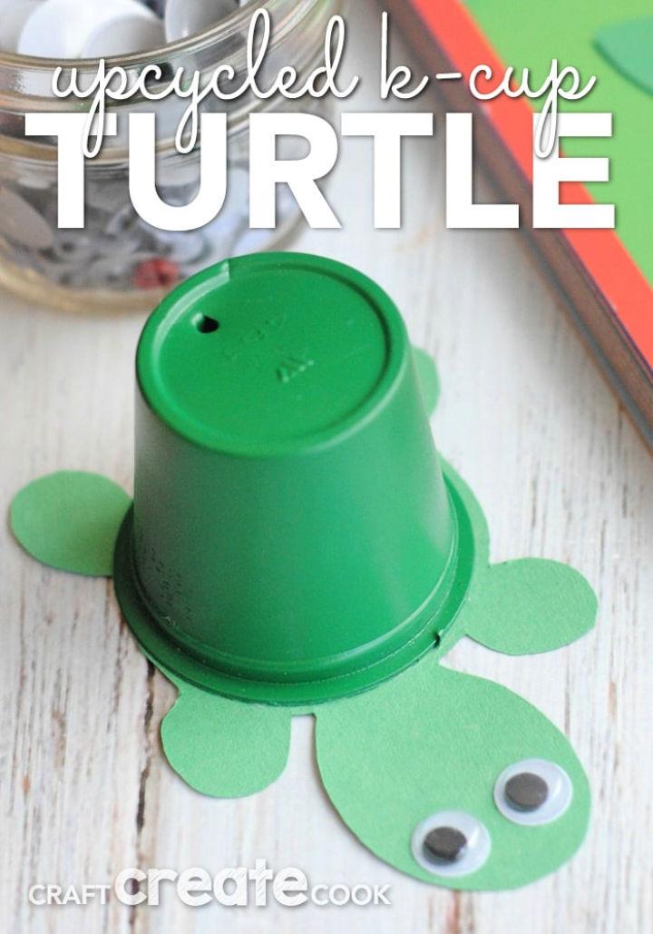 Upcycled K Cup Turtle Craft