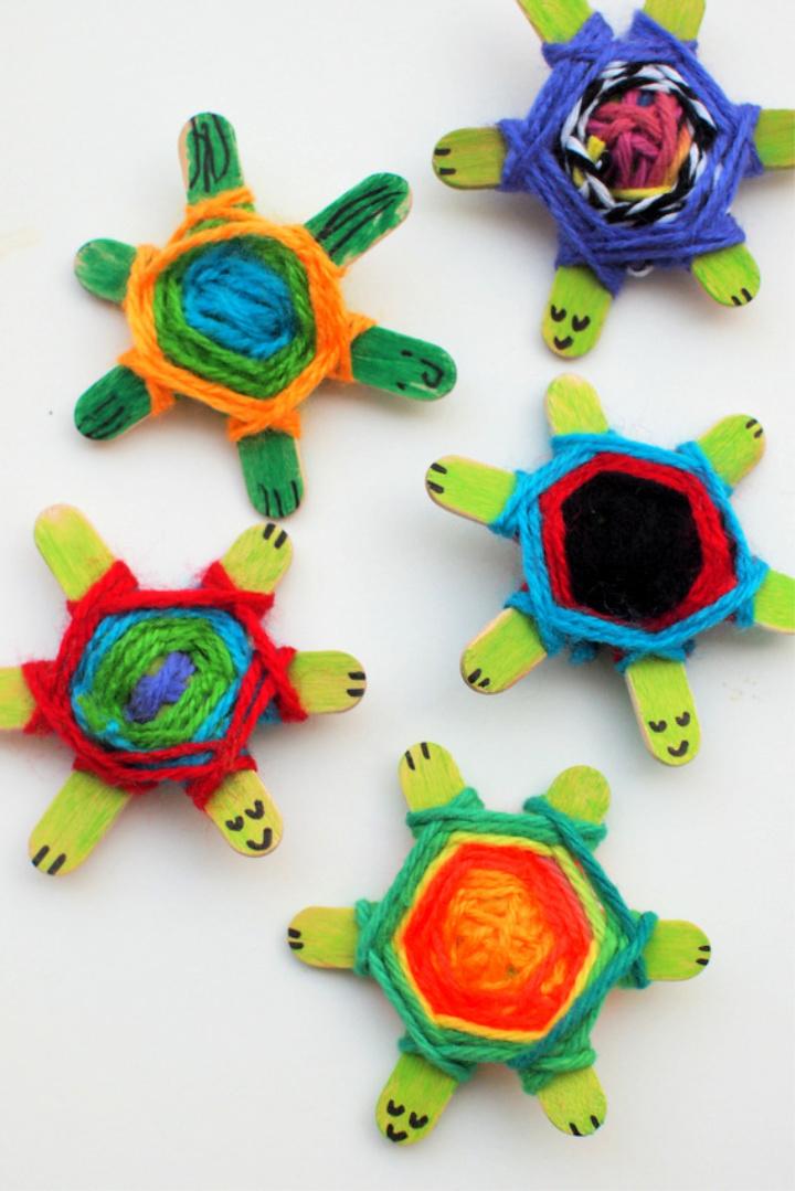 DIY Weaving Cute Baby Turtles