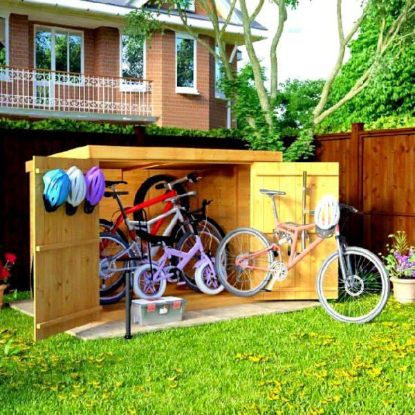 20 Free DIY Bike Shed Plans (Outdoor Bike Storage)