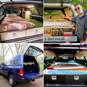 15 Homemade DIY Truck Bed Camper Designs For Easy Camping