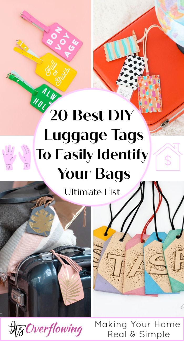20 Best DIY Luggage Tags To Easily Identify Your Bags