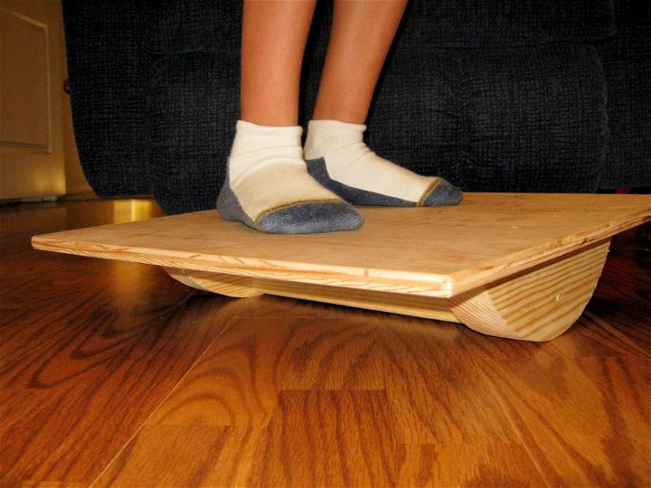 Homemade Balance Board for Kids