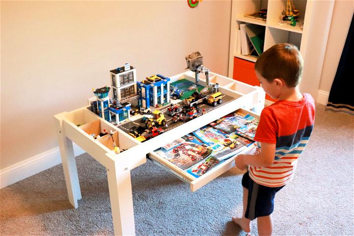 Mellemøsten flugt fløjte 25 Homemade DIY Lego Table Ideas with Storage