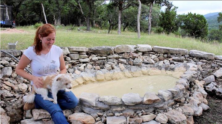 Building a Dog Pool Out of Rock