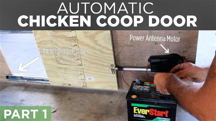 DIY Automatic Chicken Coop Door Opener