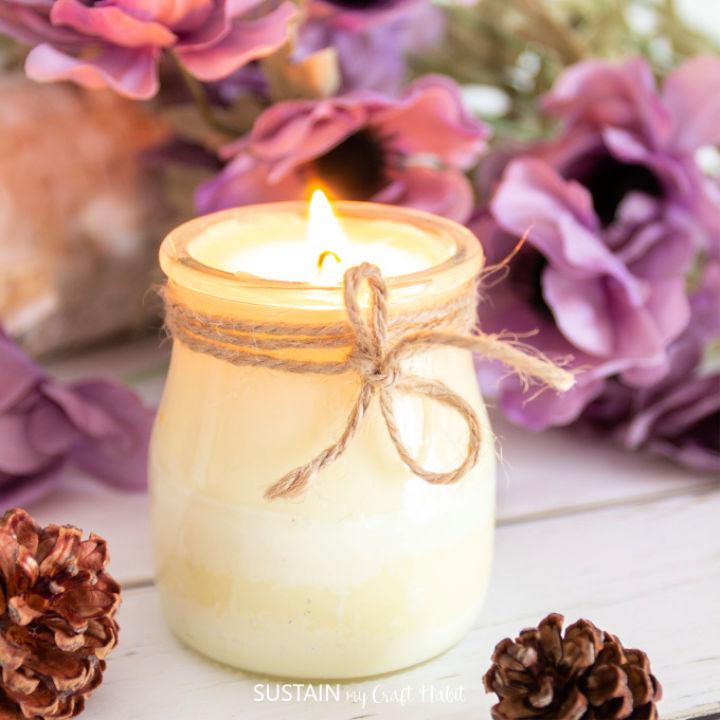 DIY Fall Candle With Simply Earth