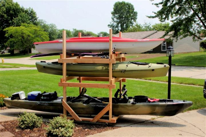 Simple DIY 2x4 Kayak Rack