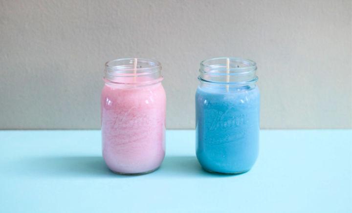 Homemade Candles With Mason Jar