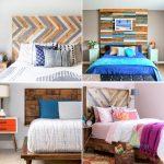 30 Simple DIY Wood Headboard Ideas You Can Build Yourself