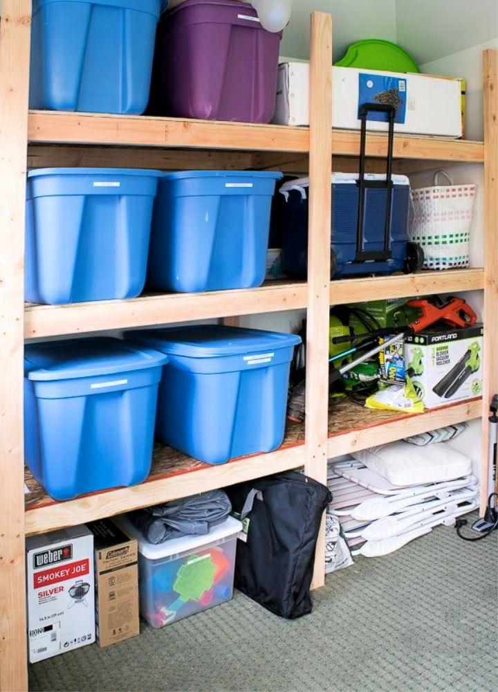 How to Build Garage Storage Shelves