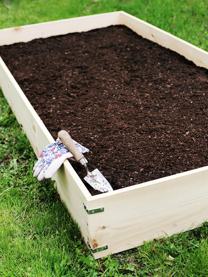 Homemade Raised Garden Bed