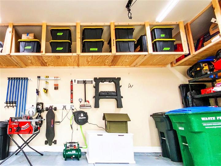 How to Build Garage Storage Shelves - Free Plans