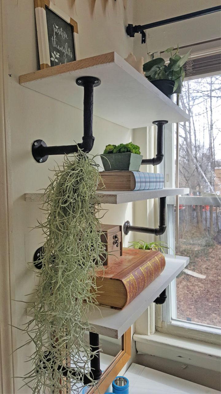 How to Build Pipe Shelves at Home