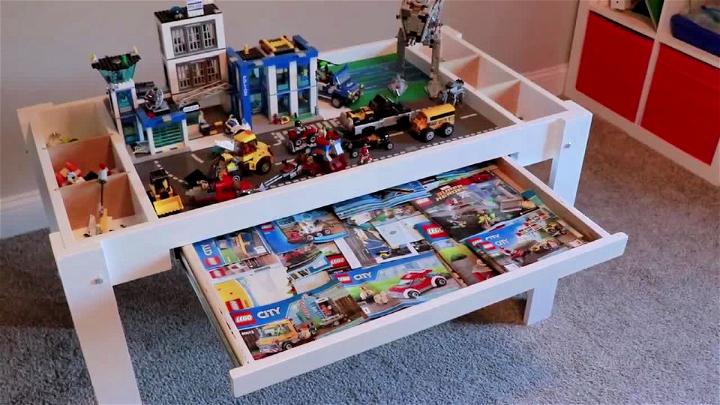 How to Build a Lego Storage Table