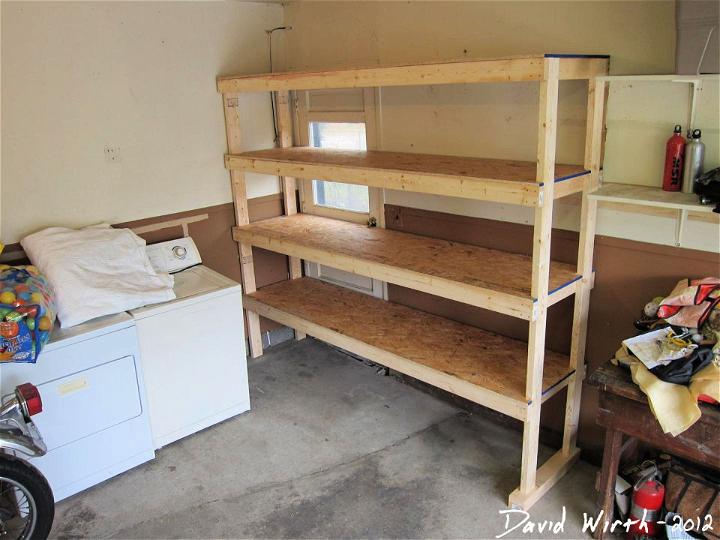 How to Make a Wooden Garage Shelf