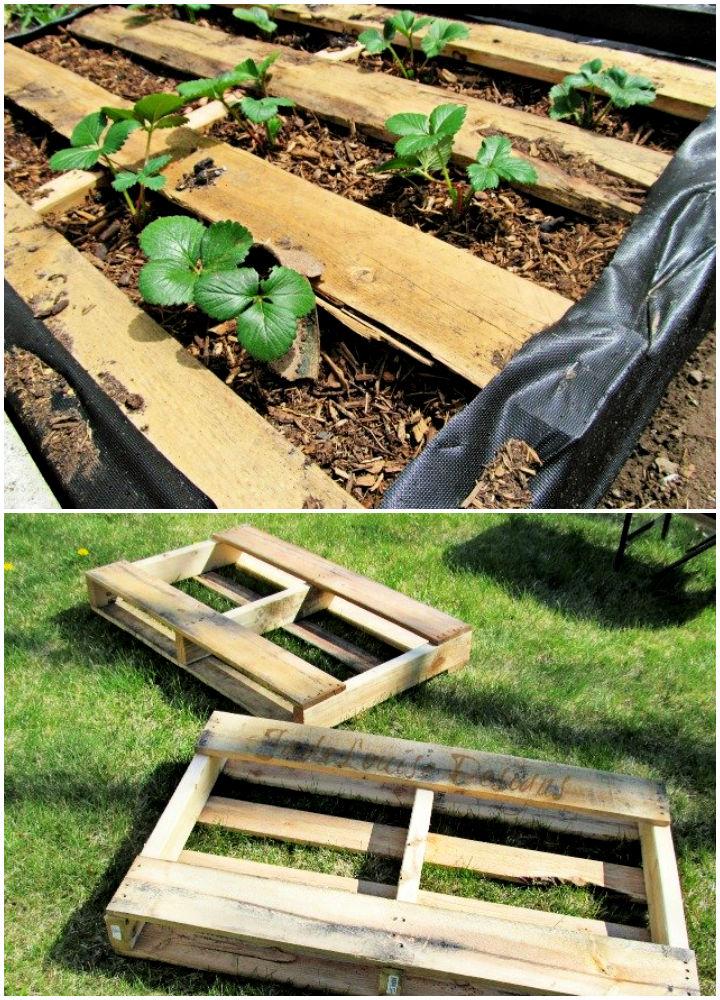 How to Make Raised Wood Pallet Garden Bed