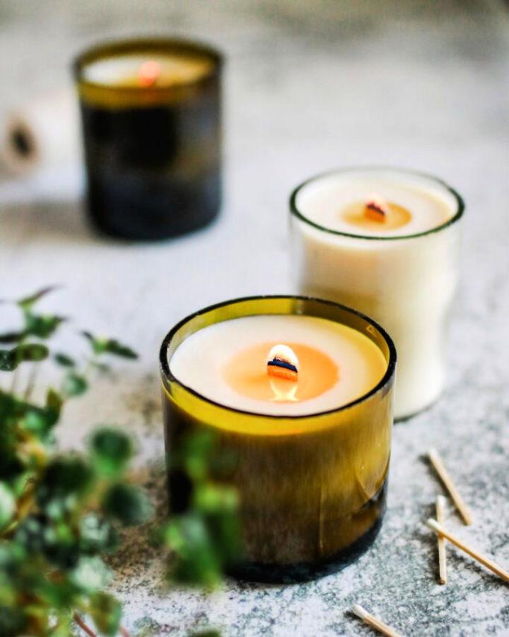 How to Make a Wine Bottle Candle