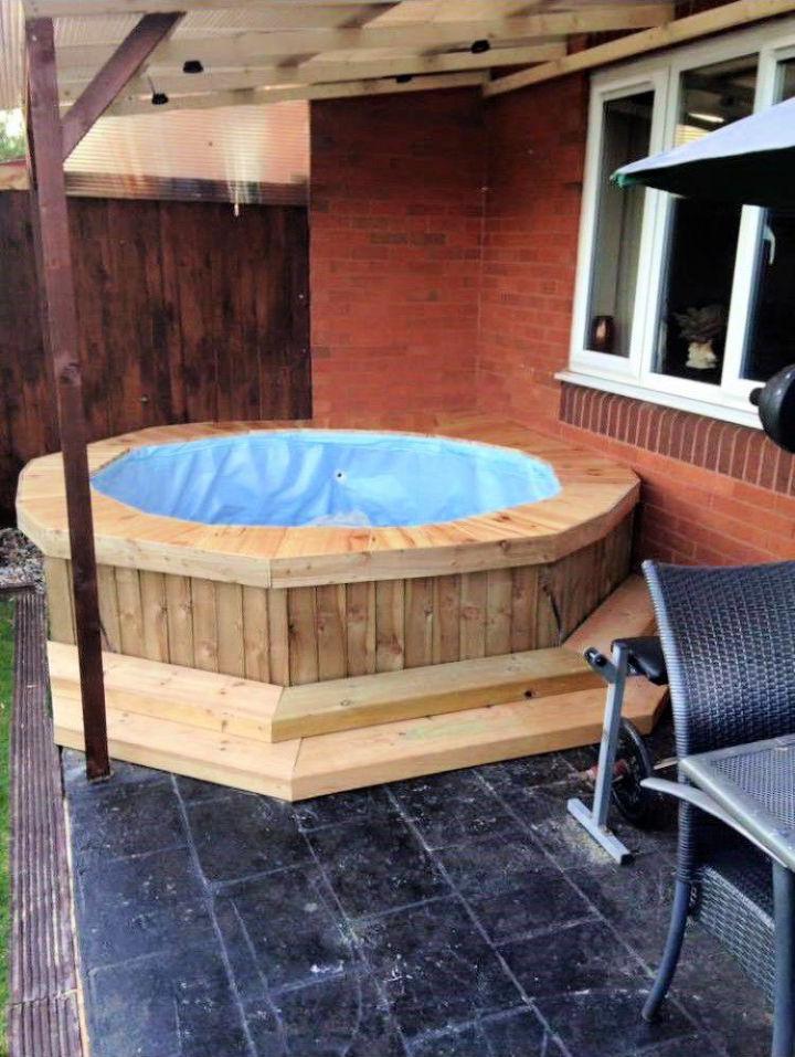 Affordable DIY Inflatable Hot Tub