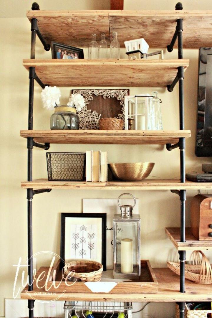 Making Your Own Iron Pipe Shelves