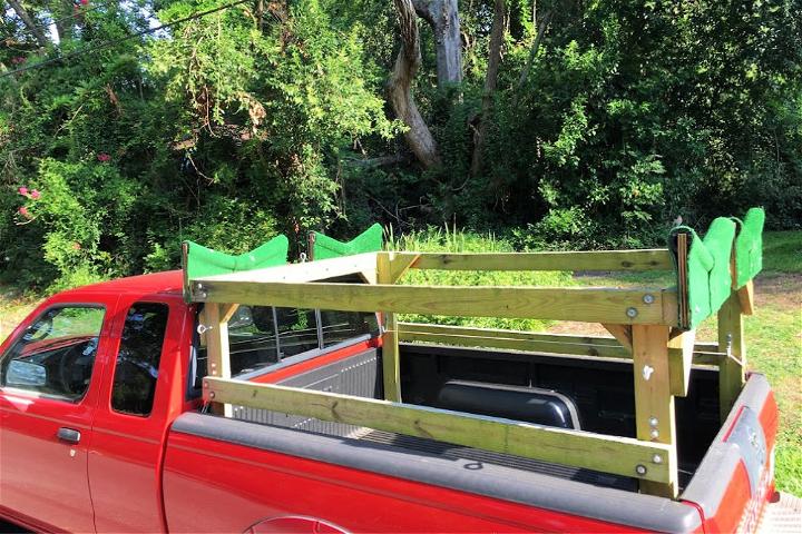 DIY Kayak Rack for Truck Bed