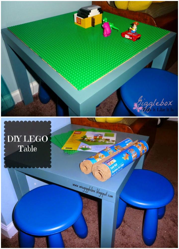 DIY Lego Play Table for Kids