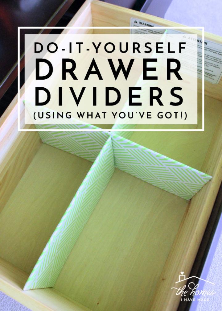 Make Your Own Drawer Dividers