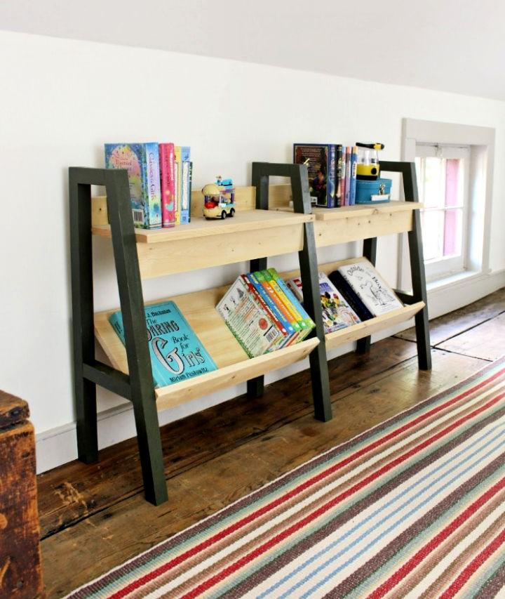 Midcentury Modern DIY Bookshelf