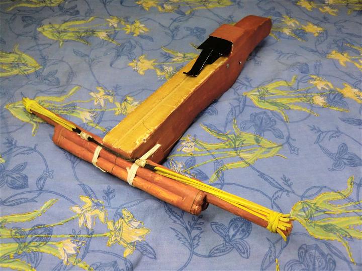 Paper Medieval Style Crossbow