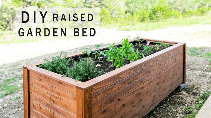 Raised Garden Bed with Drawers