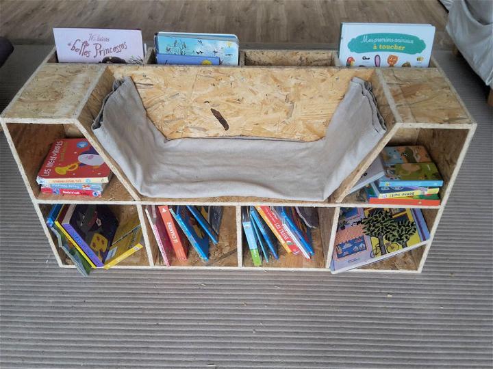 Handmade Reading Bench for Kids