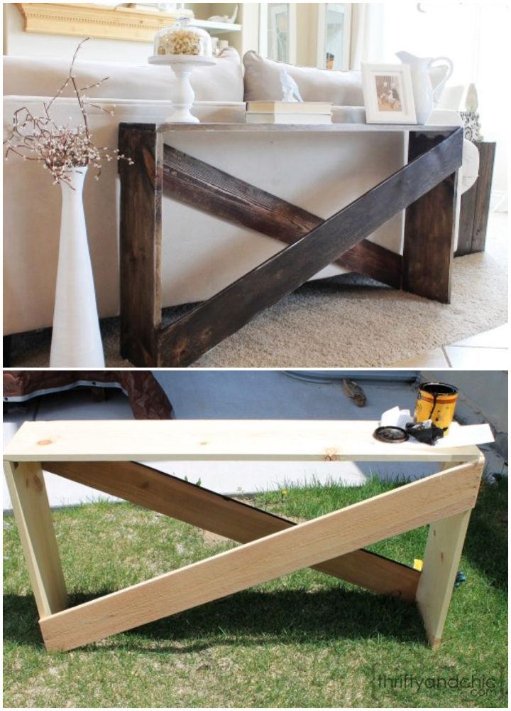 How to Make a Stylish Sofa Table