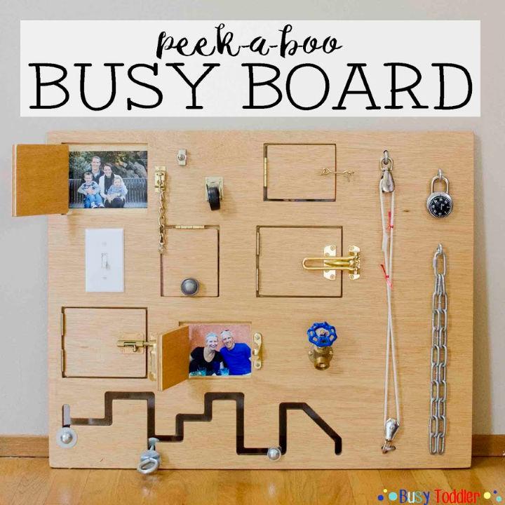 How to Make a Toddler Busy Board