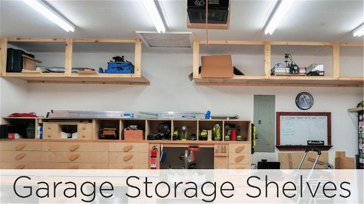 Wasted Space Garage Storage Shelves