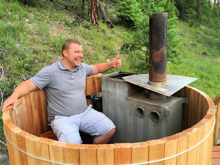 Building a Wood Fired Cedar Hot Tub