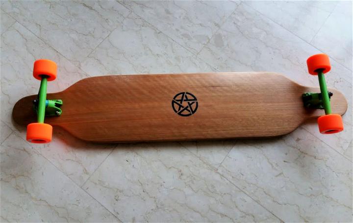 DIY Wooden Fiberglass Longboard