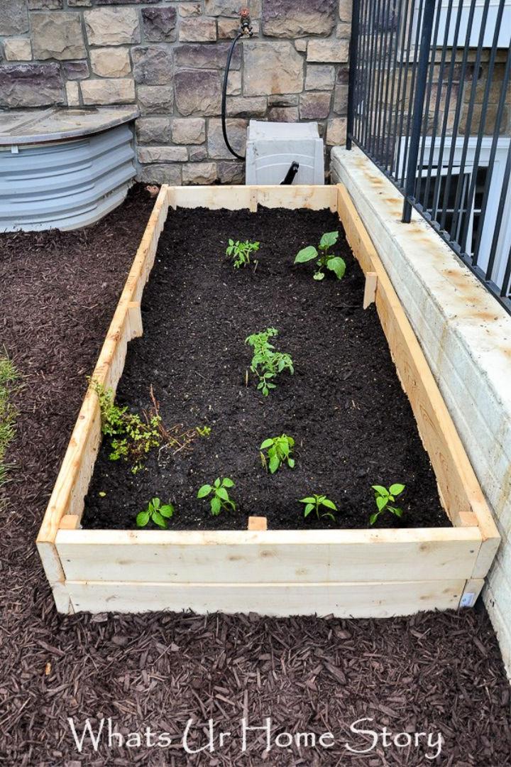 DIY Wooden Raised Garden Bed