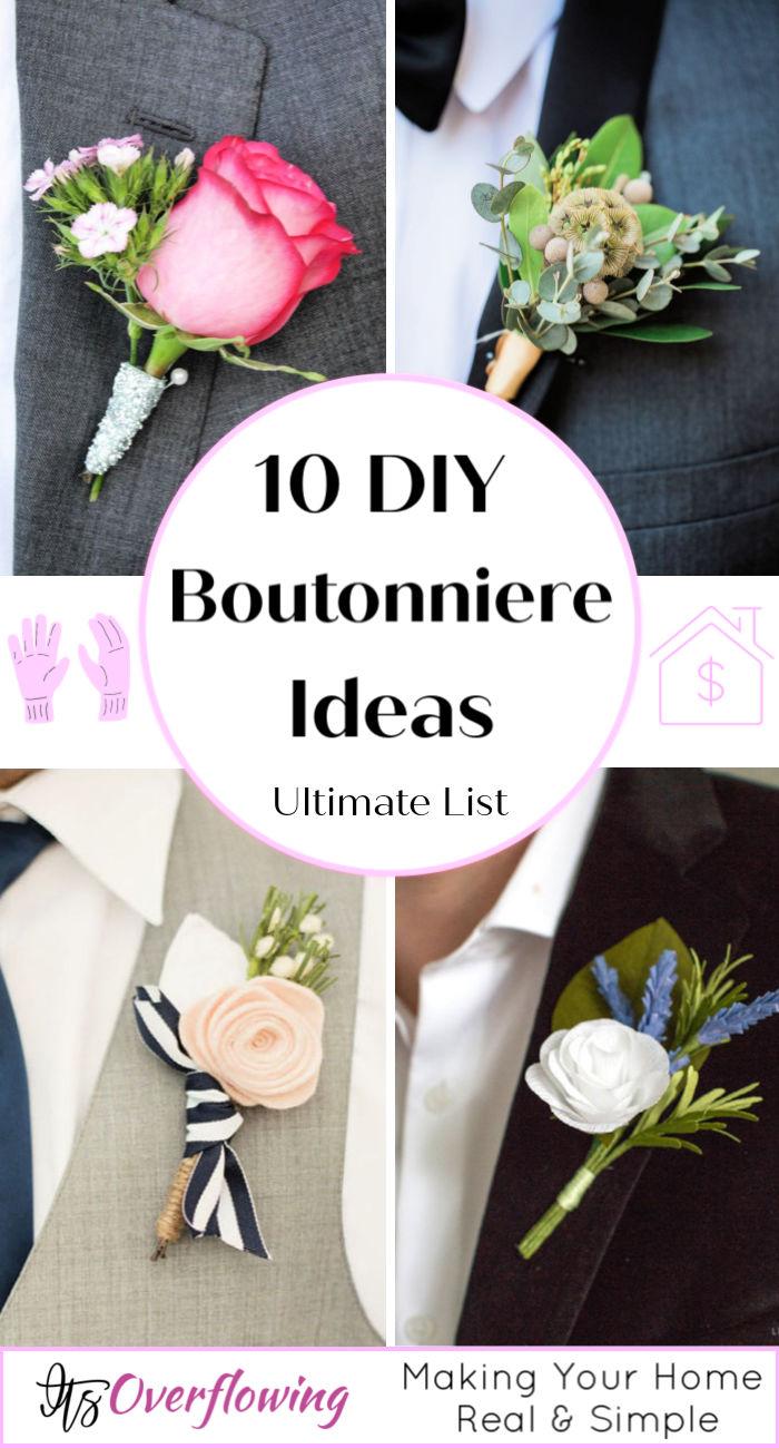 How To Make A Boutonniere And Corsage: A DIY Tutorial - Fiftyflowers