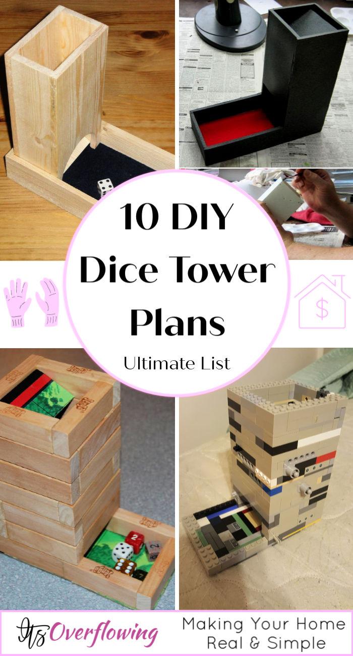 10 Free DIY Dice Tower Plans | Make Your Own Dice Tower