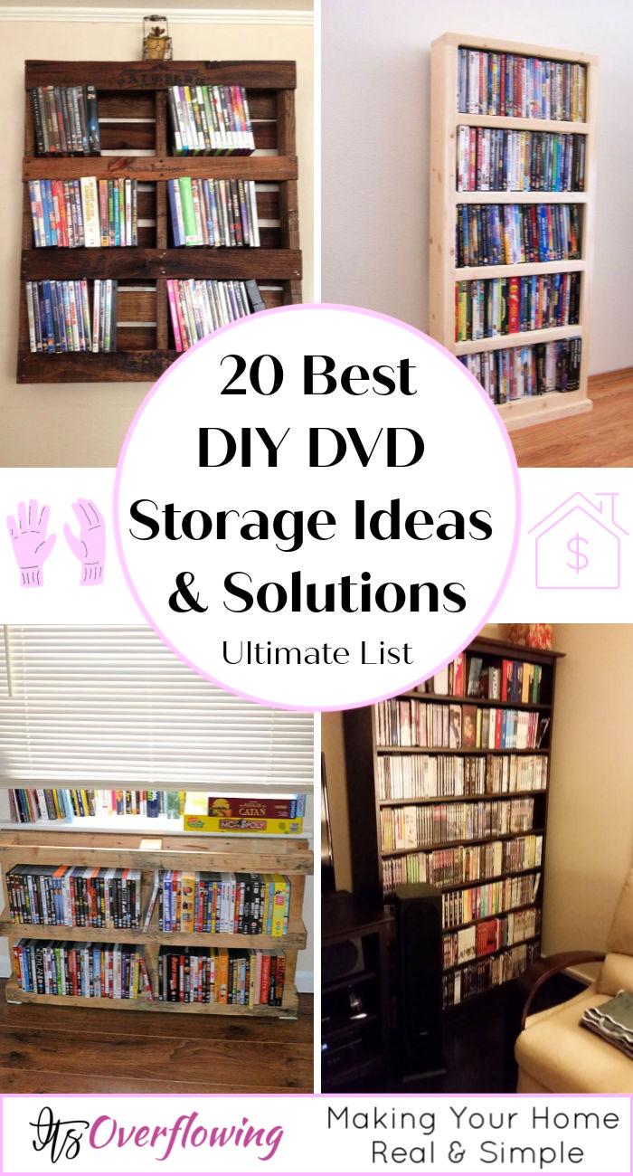 20 Best DIY DVD Storage Ideas and Solutions