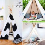 How to Make a Teepee (20 DIY Teepee Tent Ideas for Kids)